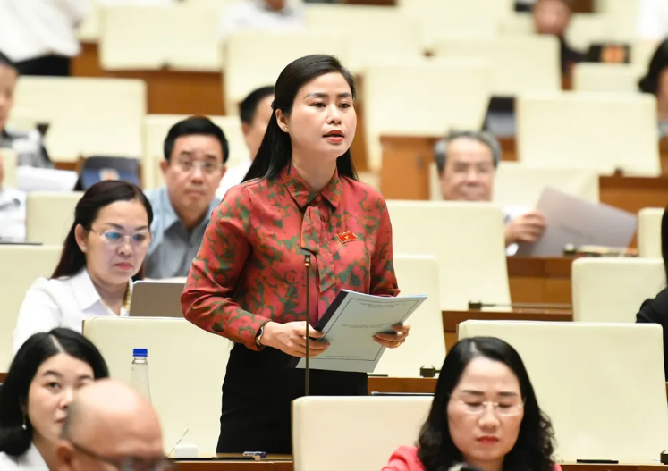 Đại biểu Đặng Thị Bảo Trinh (đoàn Quảng Nam) 