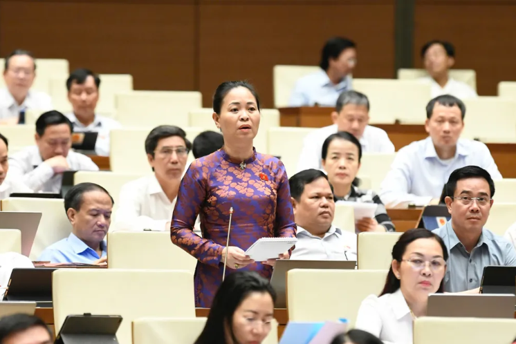 Đại biểu Nguyễn Thị Thu Dung (đoàn Thái Bình)