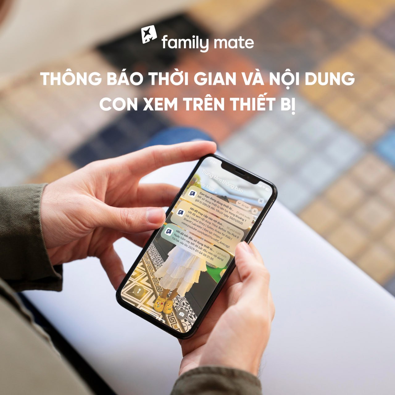 FamilyMate không chỉ giúp quản lý thời lượng sử dụng mà còn phân tích thói quen của trẻ
