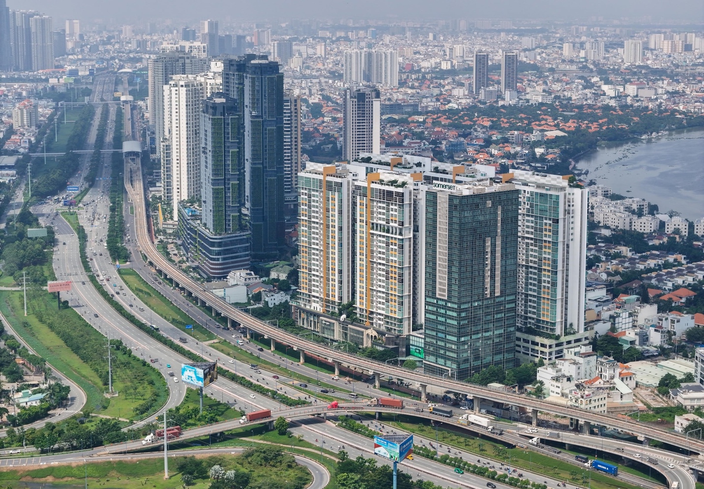 Hạ tầng tỷ USD chắp cánh BĐS khu Đông. (Ảnh: Quỳnh Trần)