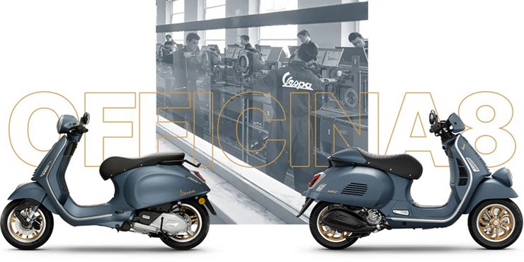 Bộ đôi Vespa Officina 8 trình làng: 
