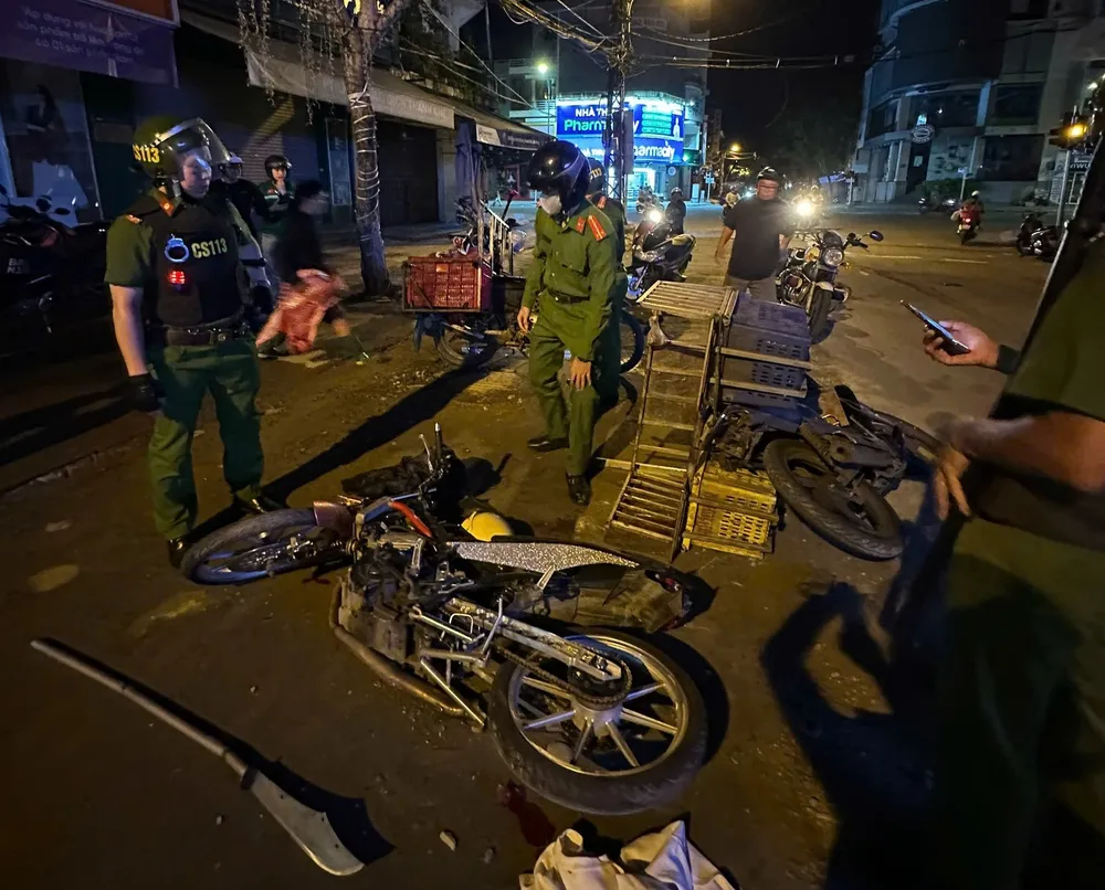 Hiện trường vụ việc. Ảnh: CA.