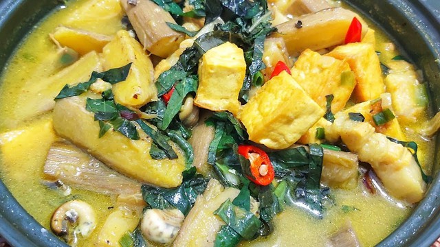 Thành phẩm món ốc chuối đậu.