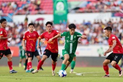 Video bóng đá Bình Phước - Long An: Công Phượng - Tự Nhân tỏa sáng, đoạt vé play-off mơ V-League