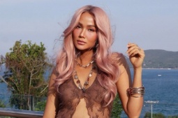 H ' Hen Niê mặc sexy khoe bụng bầu vượt mặt
