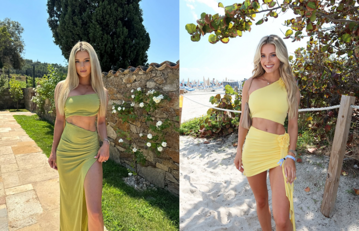 Trên trang cá nhân, Lindsay Brewer hút hơn nửa triệu lượt thích với loạt ảnh diện đồ cắt xẻ khoe cơ bụng. Cô cao 1,64 m, nặng 48 kg.