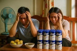 Chi hàng chục triệu đồng mua sữa tăng chiều cao  ép  con uống, bố mẹ tá hoả vì là hàng giả