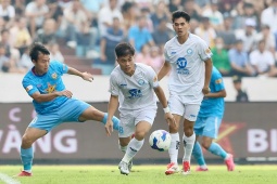 Video bóng đá Nam Định - Hà Tĩnh: Ngoại binh tỏa sáng, Thiên Trường mở hội (V-League)