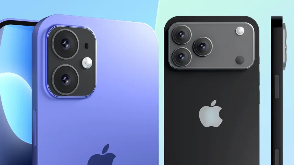 Ảnh concept iPhone 17 và iPhone 17 Pro.