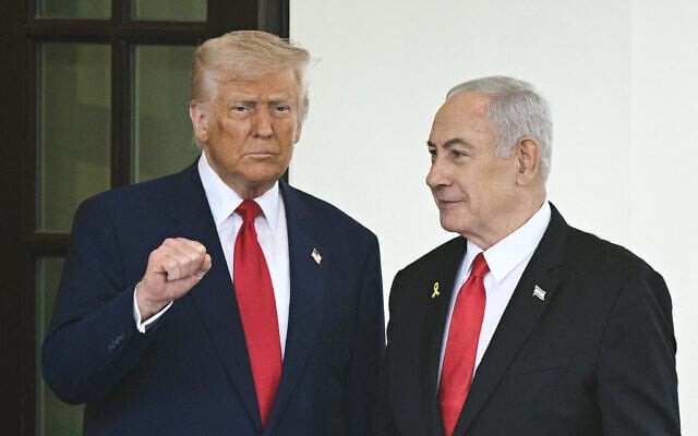 Ông Trump và ông Netanyahu. Ảnh: AFP