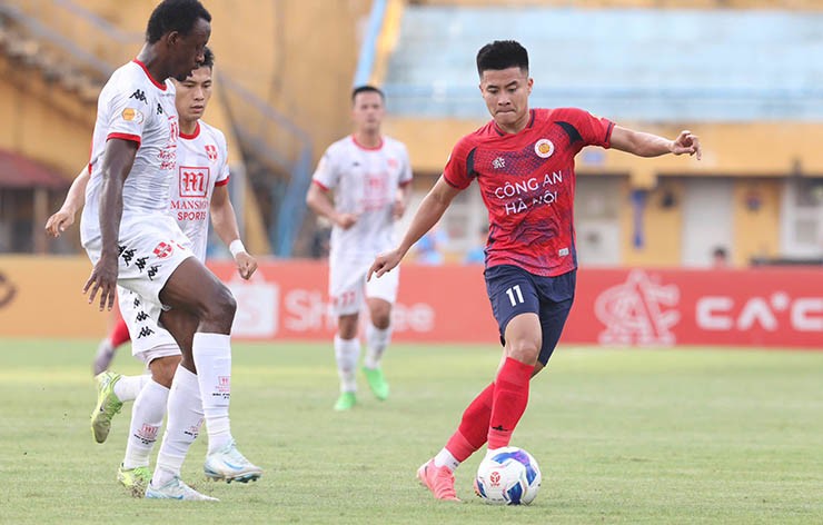 Trực tiếp bóng đá Công an Hà Nội - Hải Phòng: Chiến thắng ấn định top 3 (Hết giờ) - 7