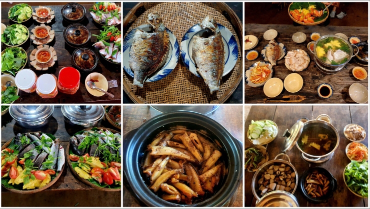 Những món ngon miền quê hấp dẫn tại homestay