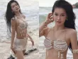 Đỗ Yên Đan hóa nàng thơ biển cả với bikini ngọc trai độc đáo