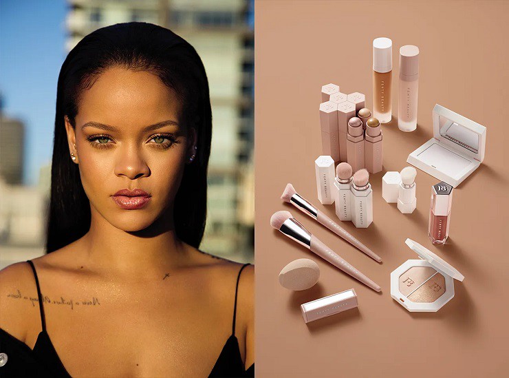 Cô đồng sáng lập thương hiệu mỹ phẩm Fenty Beauty với tập đoàn LVMH, nổi bật nhờ tính đa dạng trong sản phẩm cho mọi tông da. Ngoài ra, Rihanna cũng nắm giữ 28% cổ phần thương hiệu nội y Savage x Fenty.
