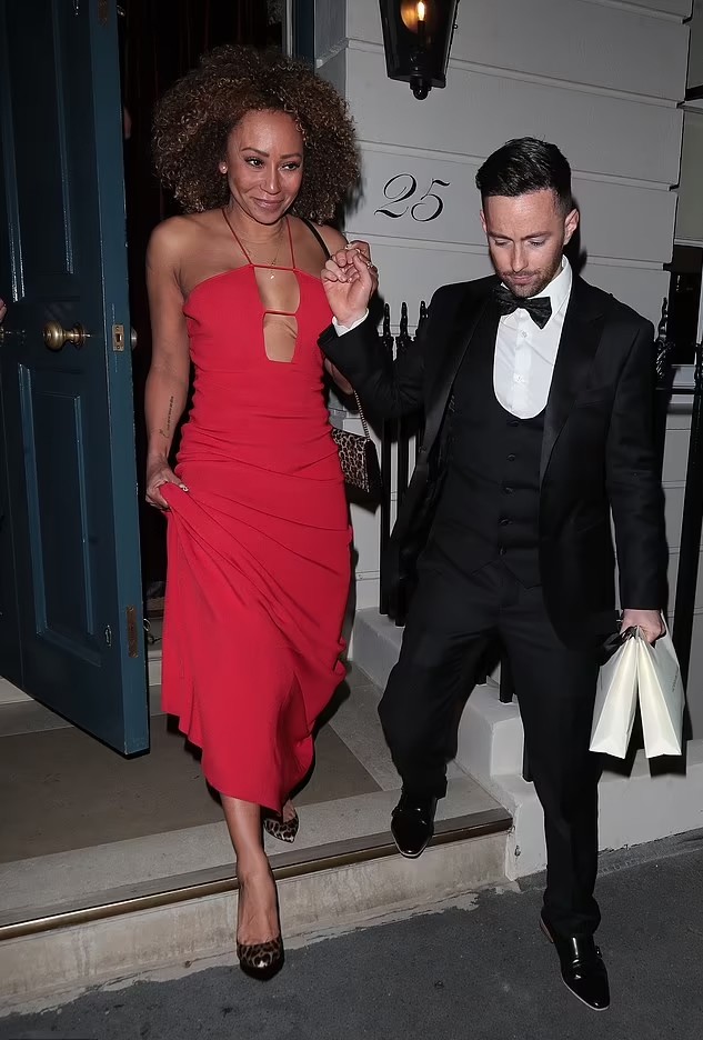 Mel B và chồng sắp cưới, Rory McPhee, năm 2024. Ảnh: GC