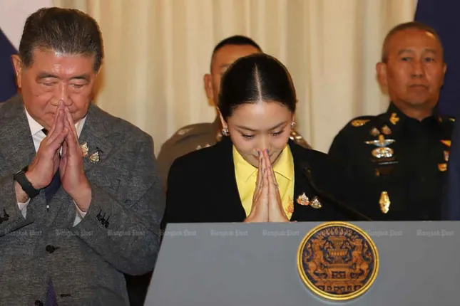 Thủ tướng Paetongtarn Shinawatra. (Ảnh: Bangkok Post)