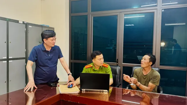 Lực lượng phối hợp, bắt giữ thành công được đối tượng gây án là Chảo Duần Chình, sinh ngày 24/02/1982. Ảnh: Thanh Tuấn
