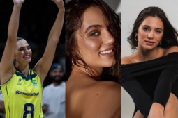 Mỹ nhân bóng chuyền Brazil có  " đôi mắt lạ " , nữ thần chắn bóng ở giải vô địch thế giới