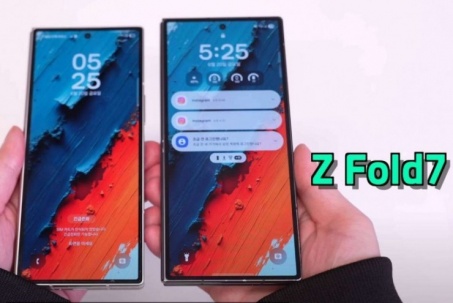 Bất ngờ lộ thiết kế của Galaxy Z Fold 7 - mỏng ấn tượng