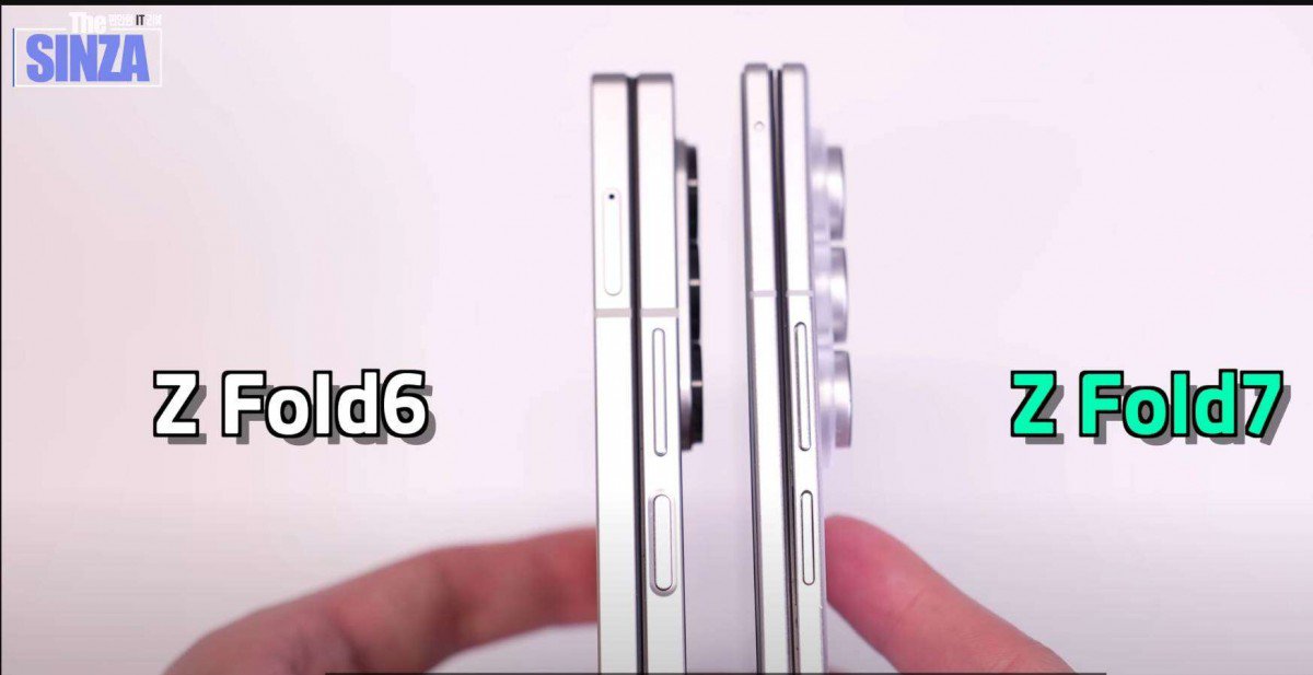 Galaxy Z Fold 7 sẽ mỏng hơn đáng kể so với Galaxy Z Fold 6.