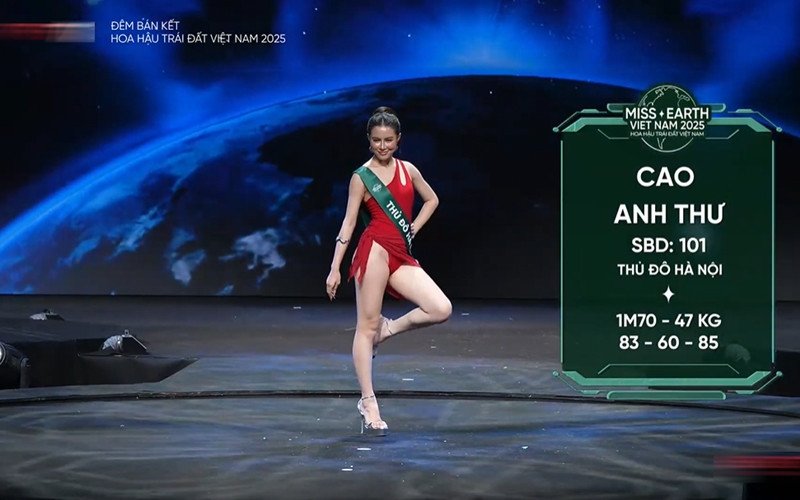 Thí sinh hoa hậu catwalk với đồ tái chế từ bao tải, diễn áo tắm rực lửa - 8