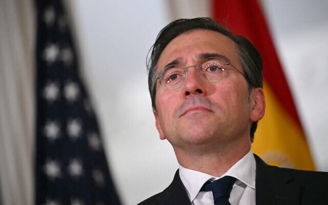 Ngoại trưởng Tây Ban Nha Jose Manuel Albares. Ảnh: AFP