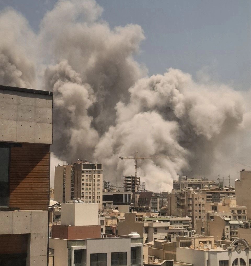 Iran bị Israel ném bom dữ dội (ảnh: Times of Israel)