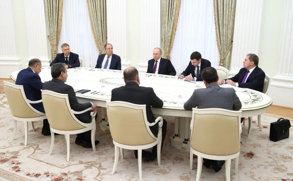Ông Putin họp với Ngoại trưởng Iran tại Moscow (ảnh: TASS)