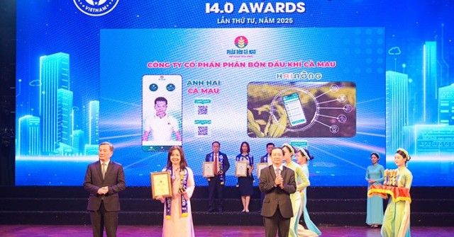 PVCFC đạt cú đúp giải thưởng Industrie 4.0 Awards 2025