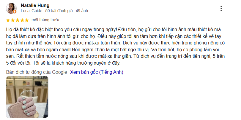Feedback của khách hàng