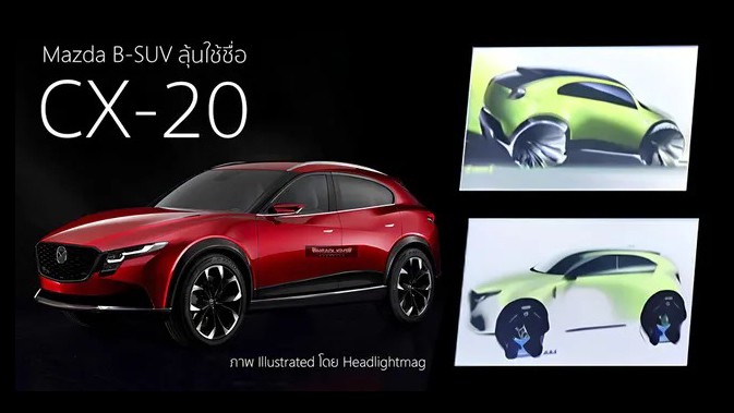 Mazda hé lộ hình ảnh về mẫu xe hoàn toàn mới CX-20 - 2