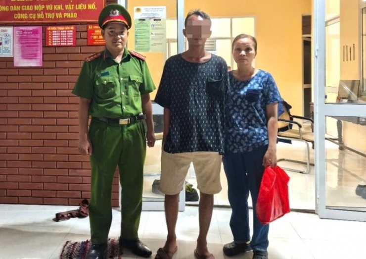 Sau khi được Công an xã Lộc Điền chăm sóc, hiện sức khỏe của anh H.N.H đã ổn định.