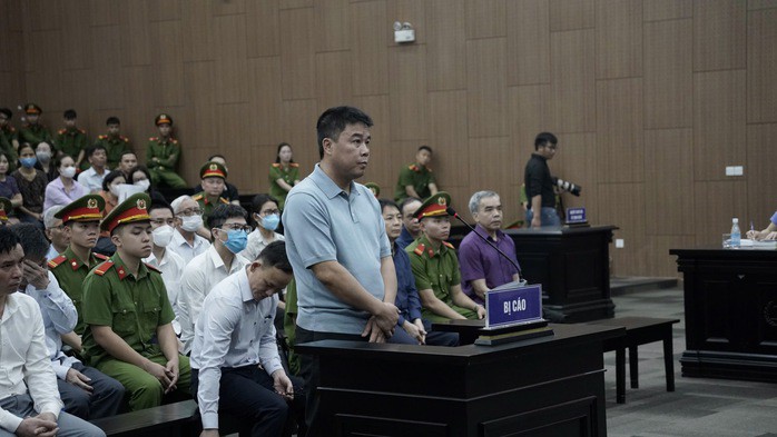 Bị cáo Nguyễn Văn Hậu tại phiên toà