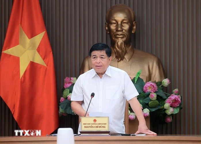 Phó Thủ tướng Nguyễn Chí Dũng phát biểu. Ảnh: An Đăng/TTXVN