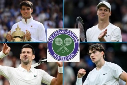 Lịch thi đấu tennis đơn nam giải Wimbledon 2025 mới nhất