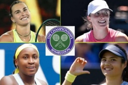 Lịch thi đấu tennis đơn nữ giải Wimbledon 2025 mới nhất