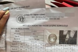 Đem 2 chiếc nhẫn vàng đi kiểm định, cô gái Hải Phòng ngỡ ngàng về kết quả