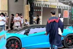 Sự thật về video chàng trai lái siêu xe dự tốt nghiệp ở Hà Nội hút  ' triệu view ' 
