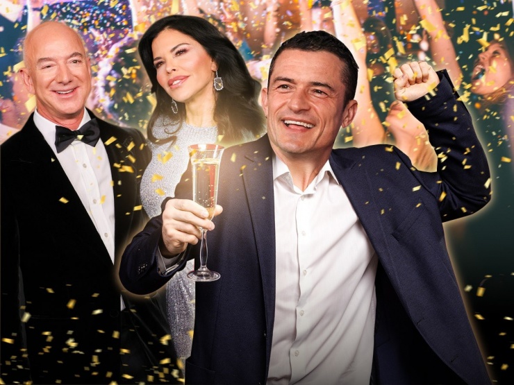 Orlando Bloom đã 1 mình tham dự đám cưới của tỷ phú Jeff Bezos và vị hôn thê Lauren Sánchez