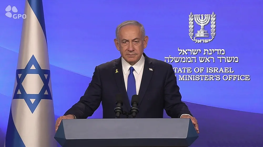 Thủ tướng Israel Benjamin Netanyahu. Ảnh: VĂN PHÒNG THỦ TƯỚNG ISRAEL/X