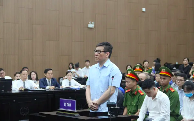 Bị cáo Lê Duy Thành tại phiên toà