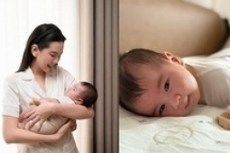 MC Mai Ngọc khoe khoảnh khắc đáng yêu của con trai 2 tháng tuổi khiến nhiều người bất ngờ