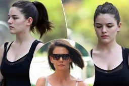 Suri Cruise được nhận xét ngày càng giống mẹ