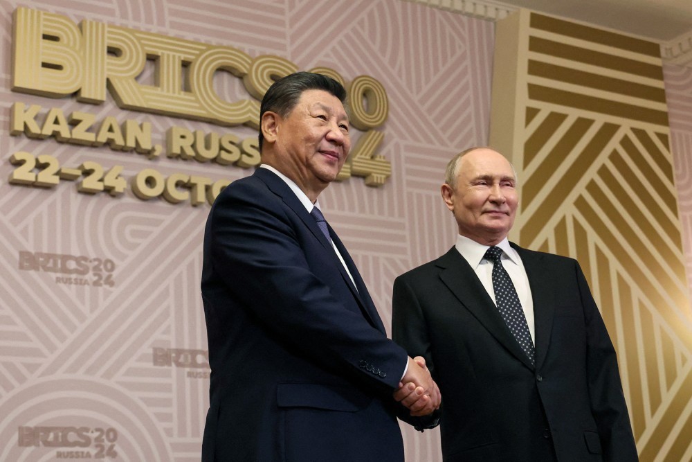 Nga và Trung Quốc là thành viên của BRICS. Ảnh: Getty Nga và Trung Quốc là thành viên của BRICS. Ảnh: Getty