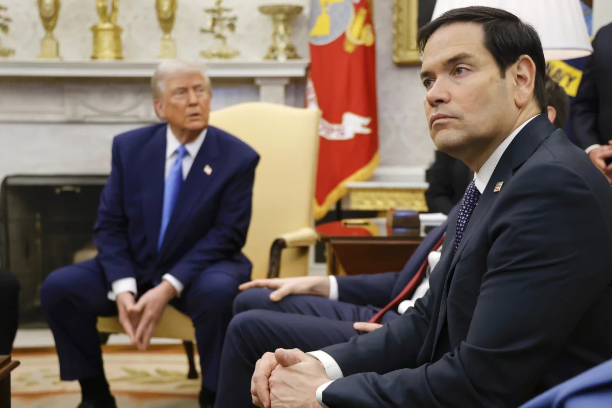 Ngoại trưởng Marco Rubio, “cánh tay phải” của ông Trump trong các vấn đề đối ngoại (ảnh: AP)
