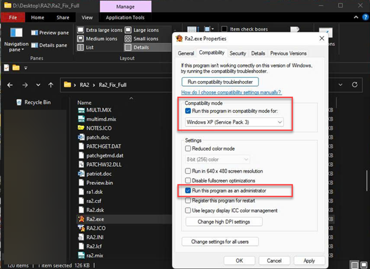 Tinh chỉnh khả năng tương thích ứng dụng đời cũ trên Windows 11.