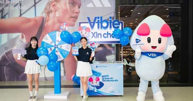 Bảo hiểm VietinBank đưa mascot Vibie “đi muôn nơi”