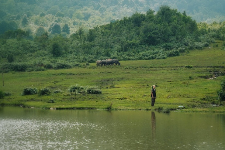 Thiên nhiên hoang sơ, bình yên.