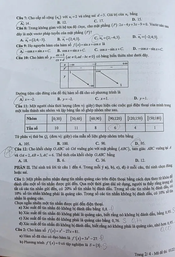 Đề thi Toán tốt nghiệp THPT 2025 có tính phân hóa cao, thí sinh vất vả vượt ải - 2