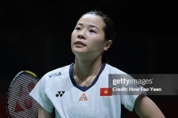 Tay vợt cầu lông nữ số 1 Việt Nam Thùy Linh thua đàn em 16 tuổi trận đầu ở US Open